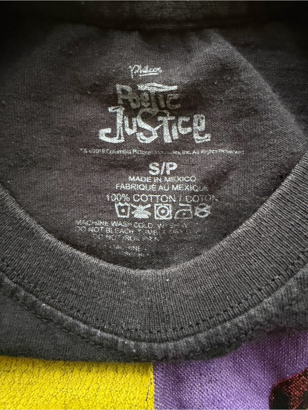 Poetic Justice Tupac Shakur Pop Art Cropped Graphic Tee Black Small 90’s Vibes - Picture 3 of 9